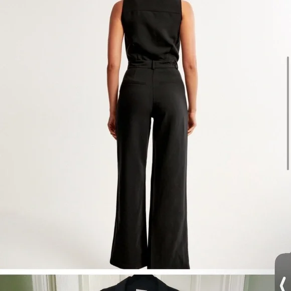 NWT Abercrombie & Fitch Black Sloane Jumpsuit - Picture 11 of 11